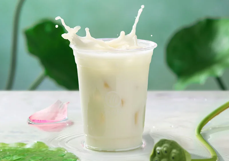Trà sữa ô long hương sen