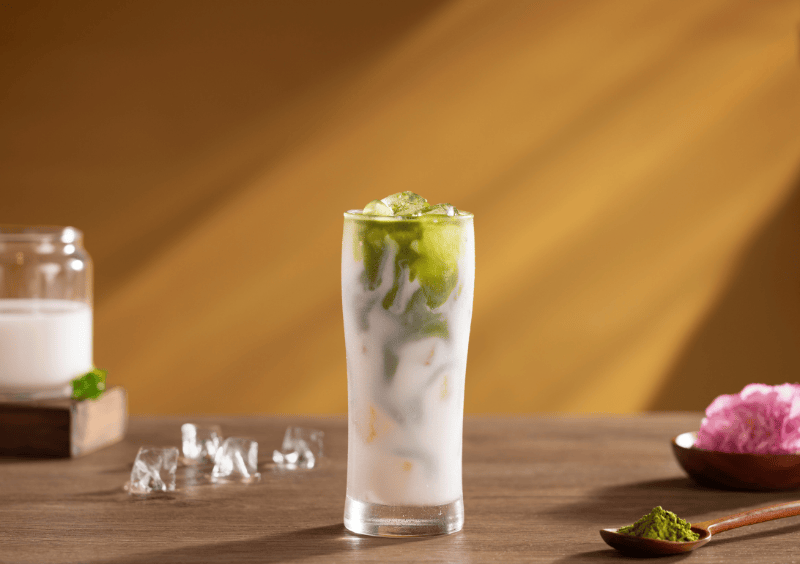 Matcha sữa dừa